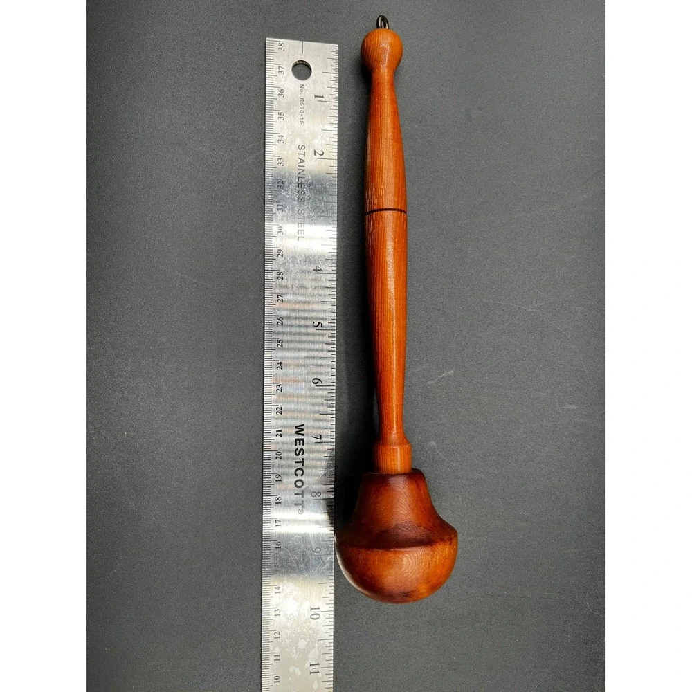 Vintage Wooden‎ Hanging Kitchen Utensil Set Rolling Pin Meat Mallet 6 Pc.